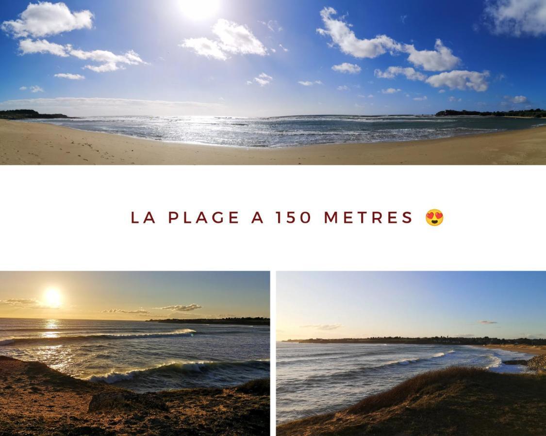 Maisonnette T2 Bord De Mer Guidel Plage Extérieur photo